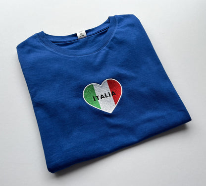 Italy Embroidered Tee