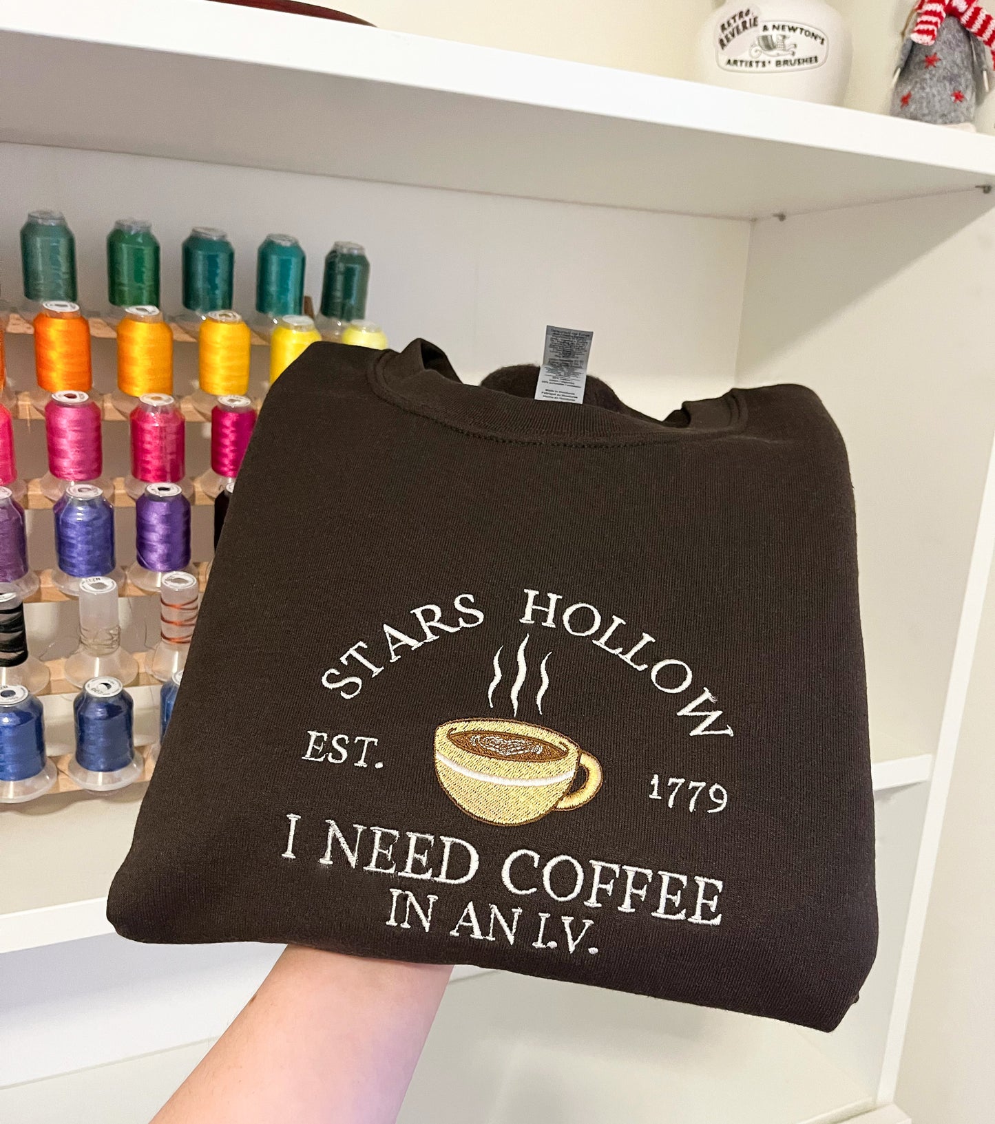 Stars Hollow Coffee Sweater