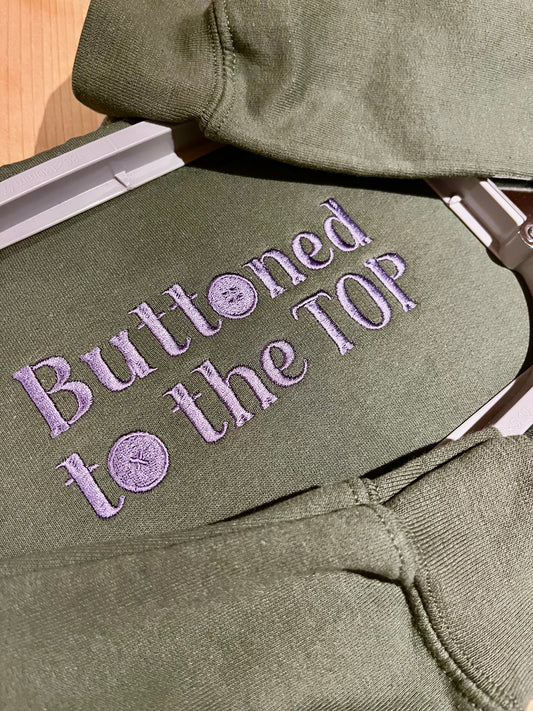 Buttoned to the TOP Sweater