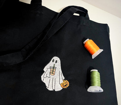 Pumpkin Ghost Tote