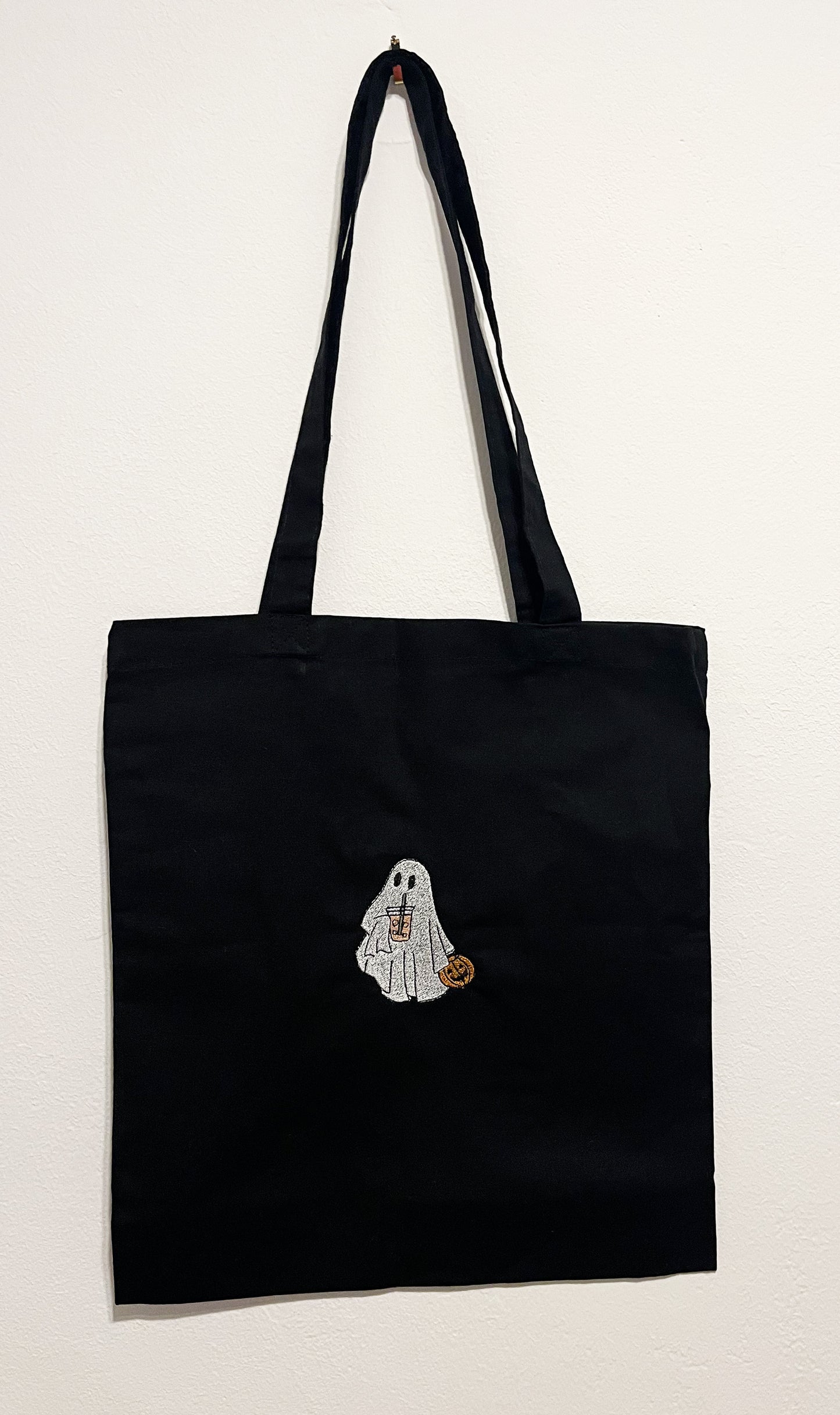 Pumpkin Ghost Tote