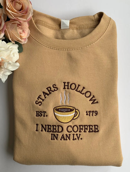 Stars Hollow Coffee Sweater